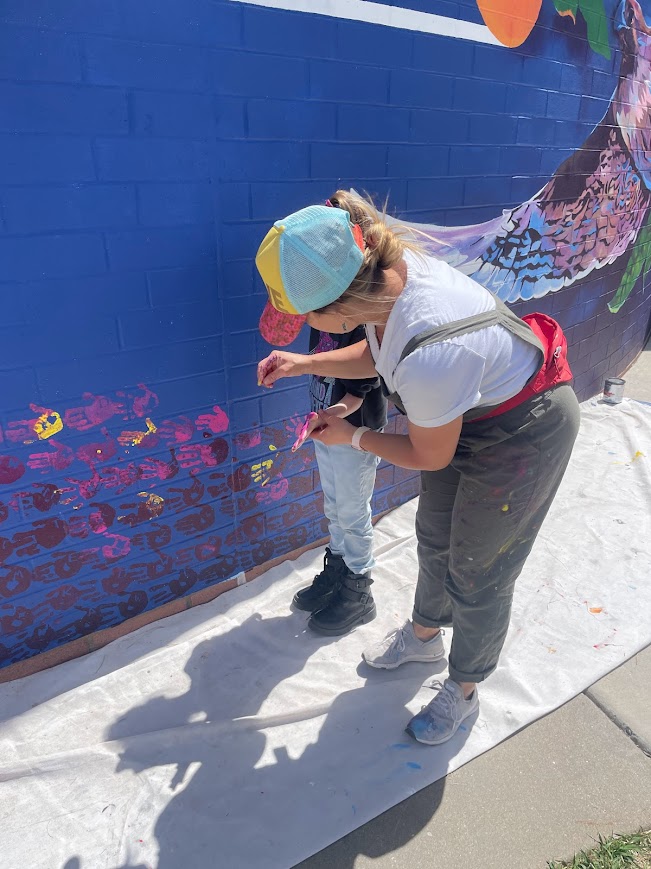 Wingate Elementary school mural