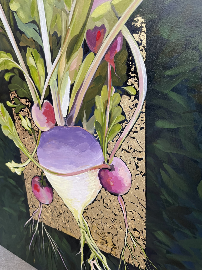 Radicato restaurant interior and artwork